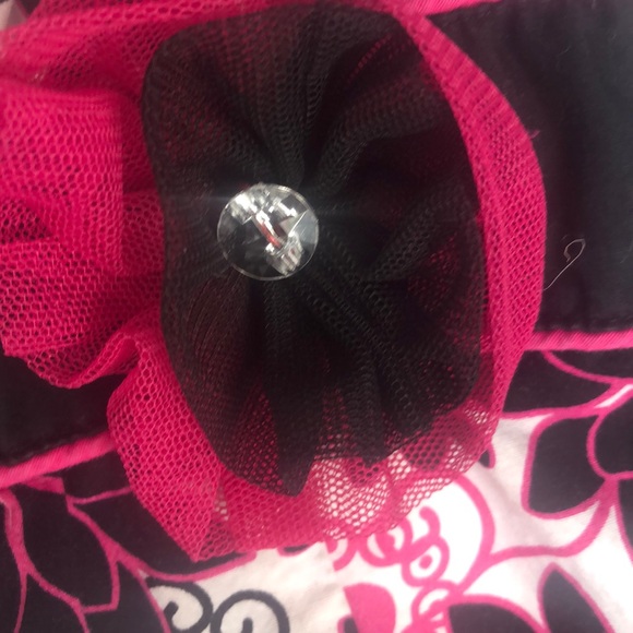 Pink and black dress for girls - Picture 4 of 6